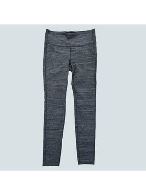 Athleta Gray High-Waisted Full-Length Leggings Size M Nylon-Lycra Blend